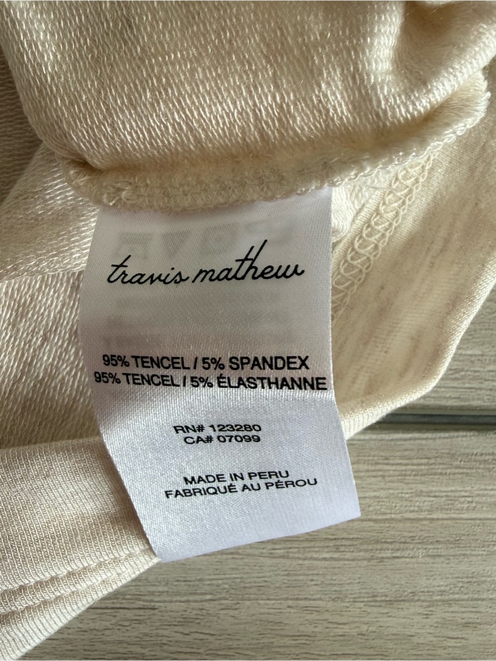 Travis Mathew Los Altos Henley Beige Medium NWT STITCH FIX - Picture 9 of 10